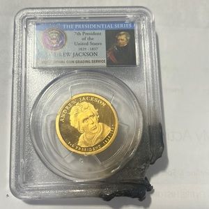 2008-S Andre Jackson Presidential Dollar